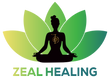 Colorful RGB logo of Zeal Healing, symbolizing energy balance and spiritual wellness.