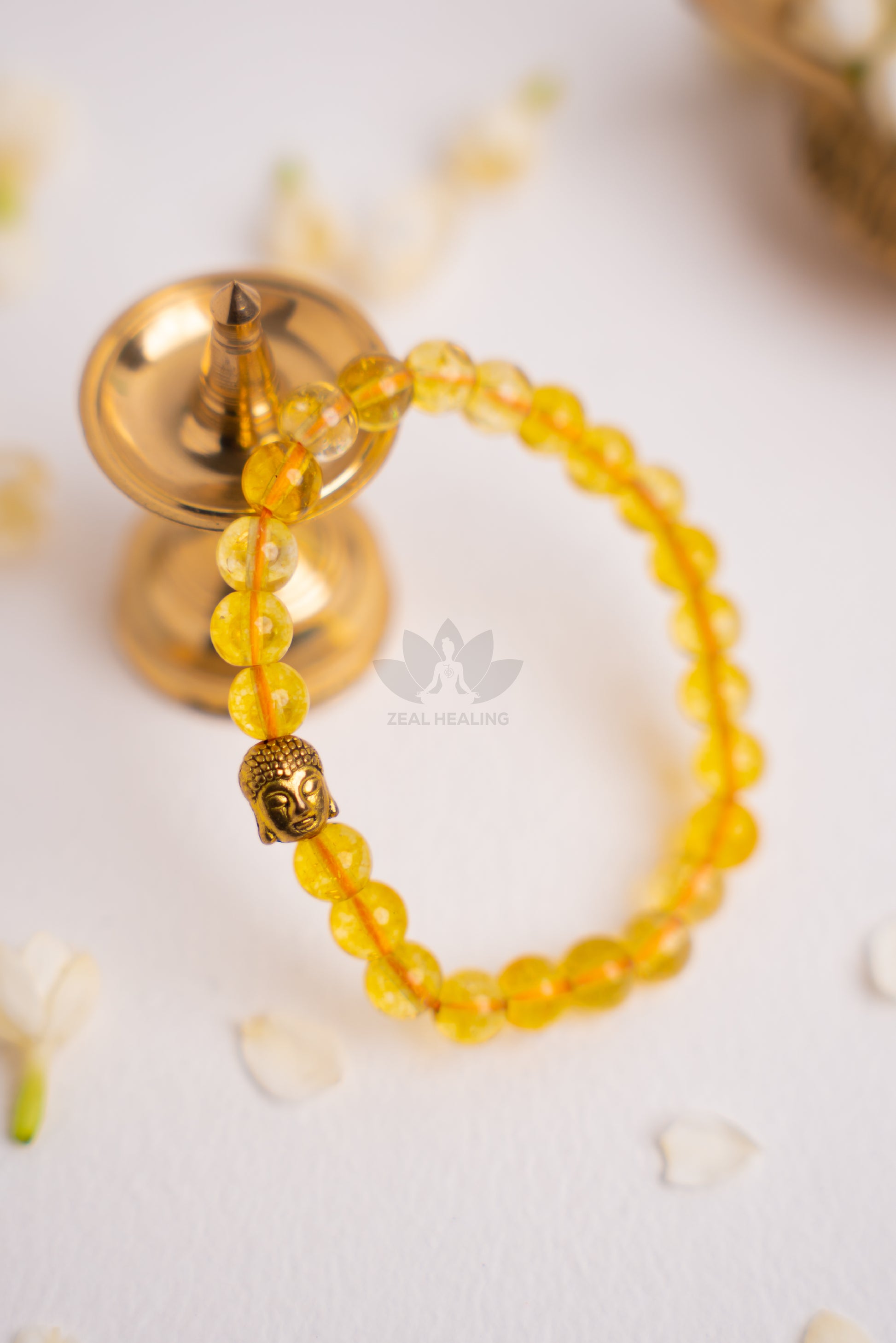 Handmade Citrine bracelet – Reiki-charged for prosperity and motivation
