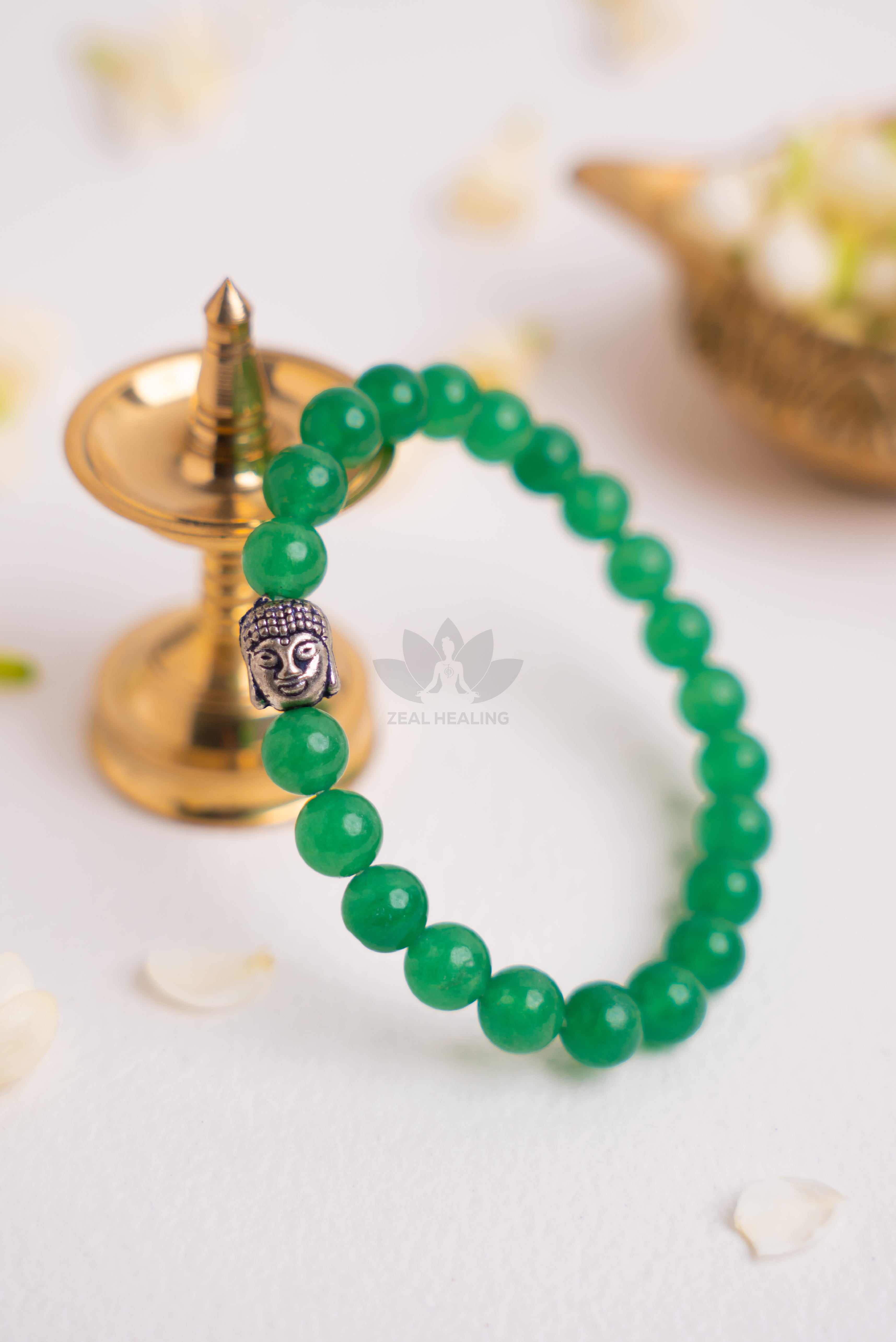 Natural Green Aventurine bracelet – attracts prosperity and heart chakra balance