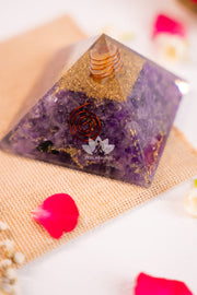 Amethyst Pyramid | Reiki Crystals | Zeal Healing