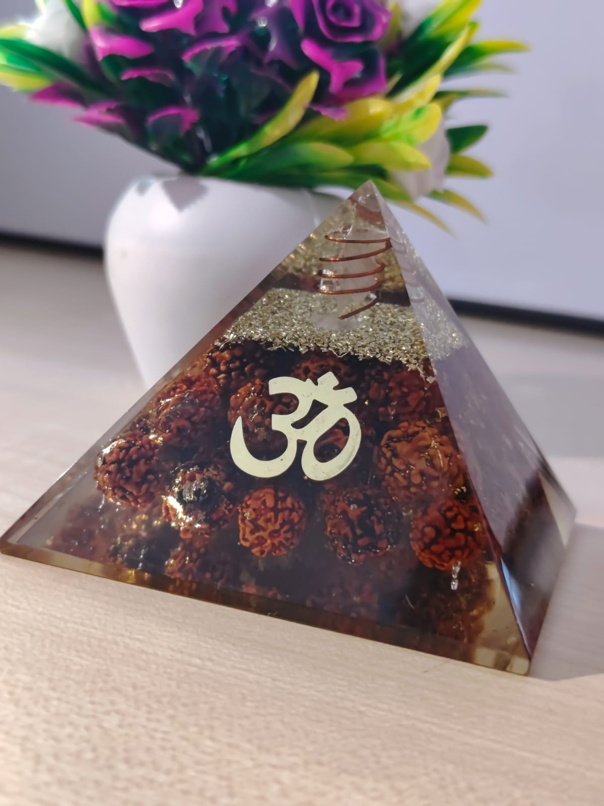 Rudraksha Pyramid | Reiki Crystals | Zeal Healing
