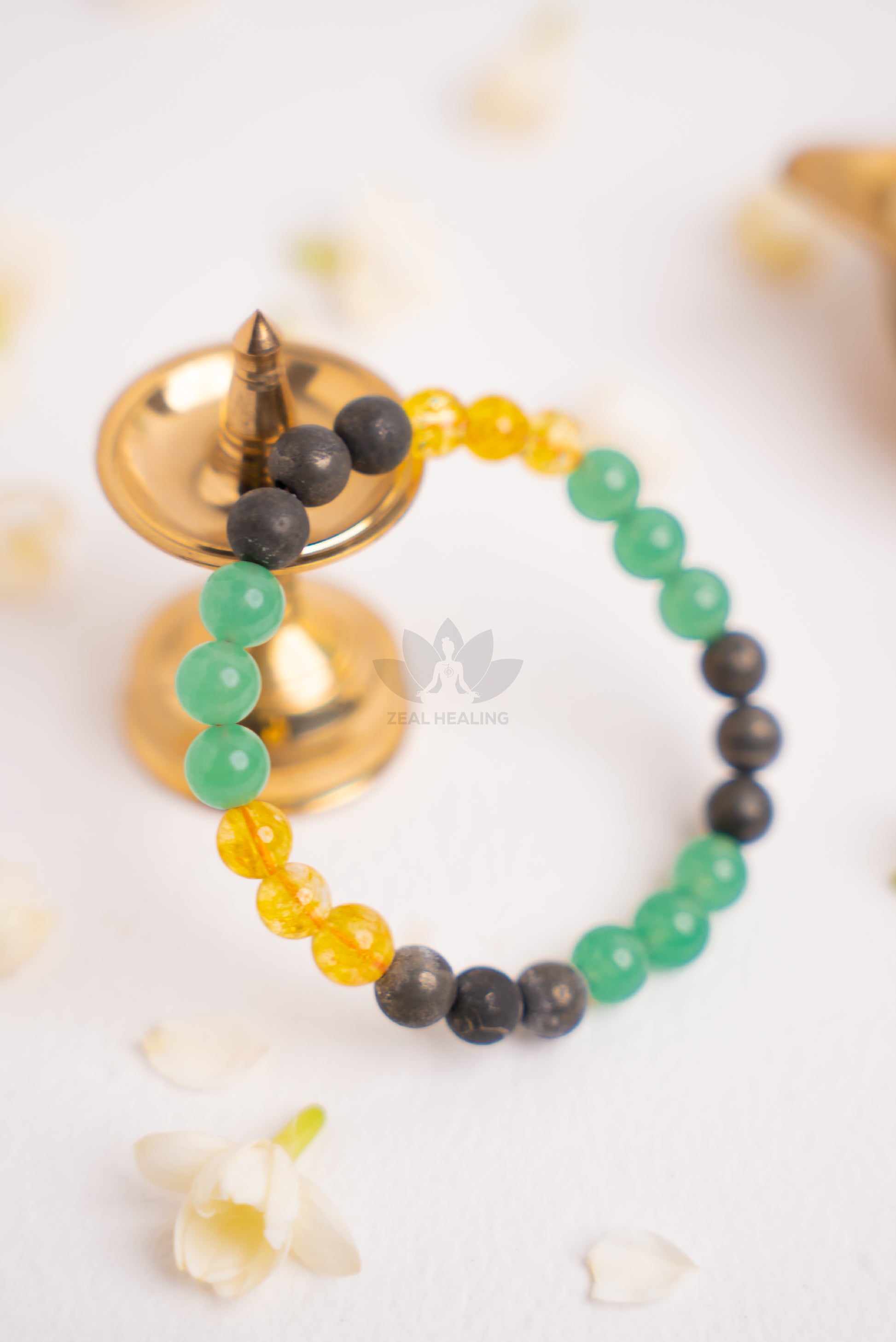 Money Magnet bracelet with energized crystals to attract wealth and abundance