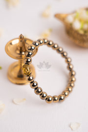 Natural Pyrite stone bracelet – boosts confidence and attracts abundance