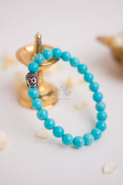 Blue Turquoise bracelet – supports emotional healing and positive energy flow