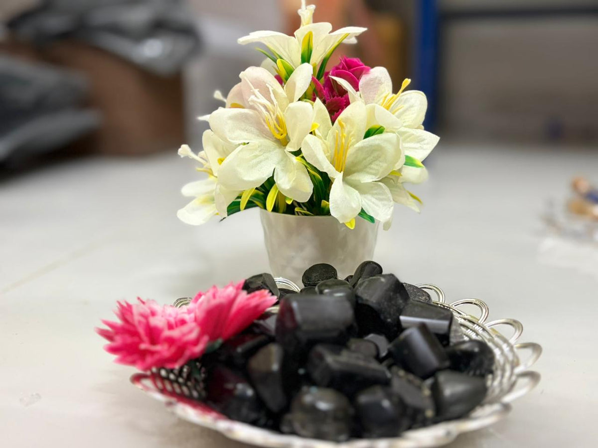 Black tourmaline  Tumble  stone| Reiki Crystal | Zeal Healing