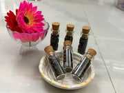Black tourmaline  Mini Bottle | Reiki Crystals | Zeal Healing