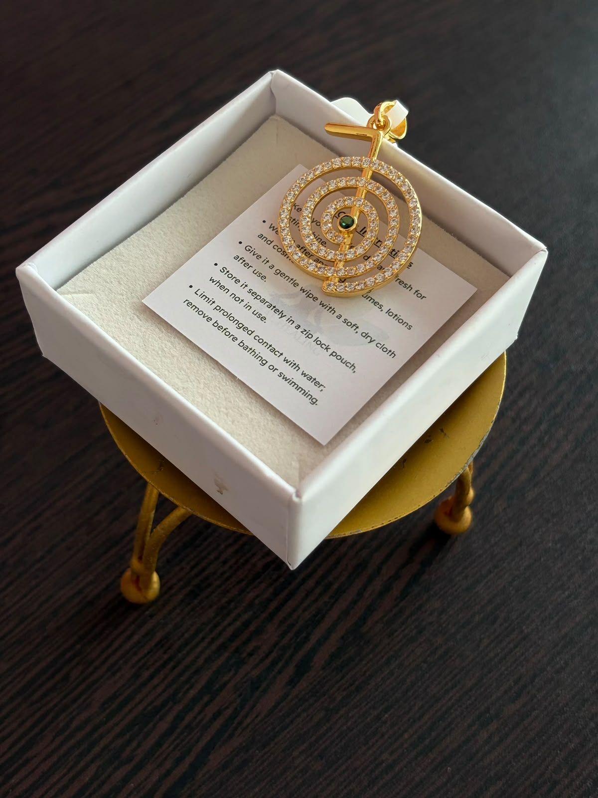 Gold Plated Cho Ku Rei Pendant