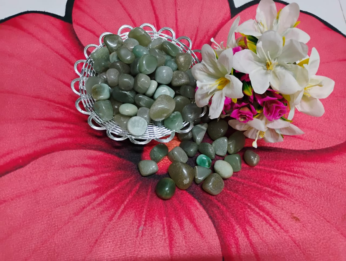 Green aventurine  tumble stone| Reiki Crystal | Zeal Healing