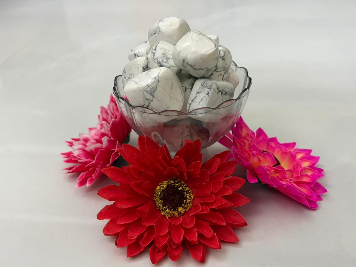 Howlite Tumble  stone| Reiki Crystal | Zeal Healing