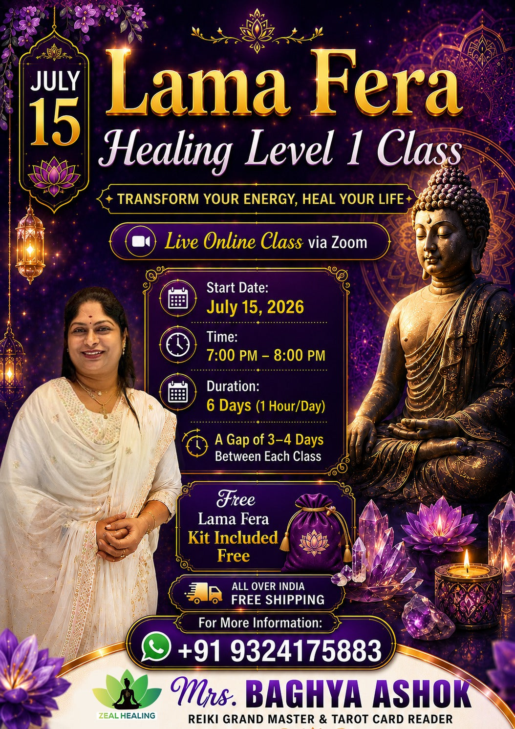 Lama fera healing Class
