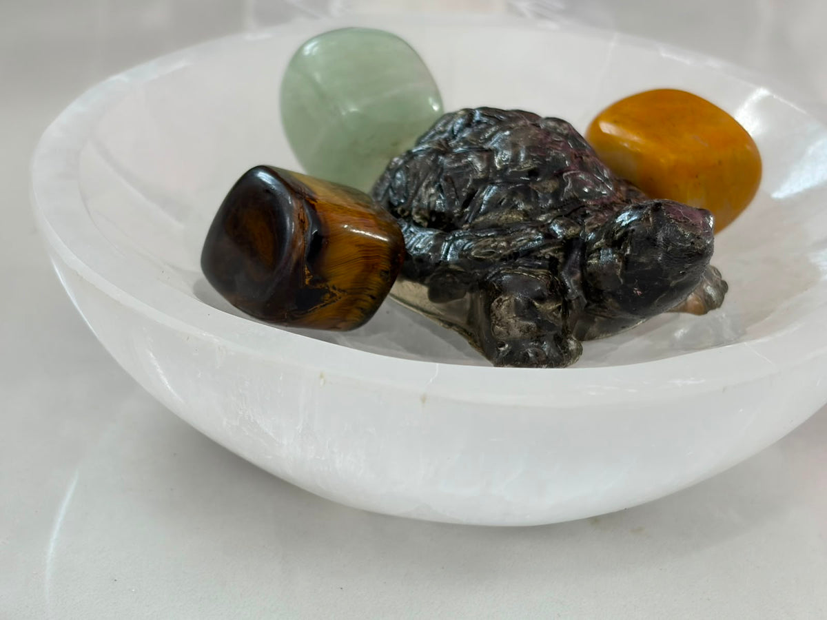Selenite cup combo | Reiki Crystal | Zeal Healing